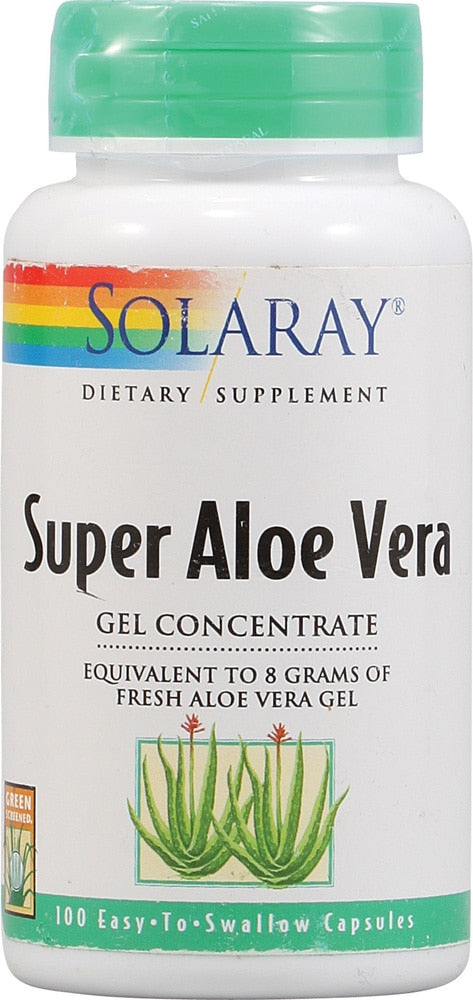 Solaray Aloe Vera Gel Concentrate 40 Mg Super