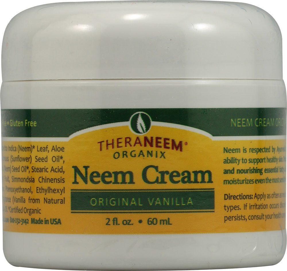 Organix South Theraneem Naturals - Neem Cream - Original Vanilla - Packaging Of 57g