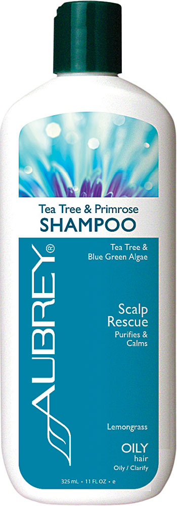 Aubrey Organics - Shampoo Tea Tree & Primrose Scalp Rescue Lemongrass - 11 Oz