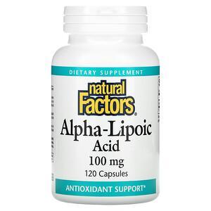 Natural Factors Alpha-Lipoic Acid 100 Mg, 120 Capsules