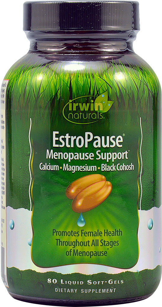 Irwin Naturals EstroPause, Menopause Support, 80 Liquid Soft-Gels