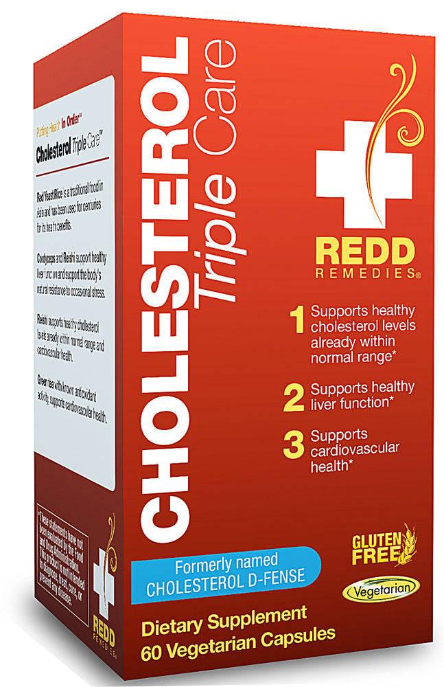 Redd Remedies Cholesterol D-fense -- 60 Vegetarian Capsules