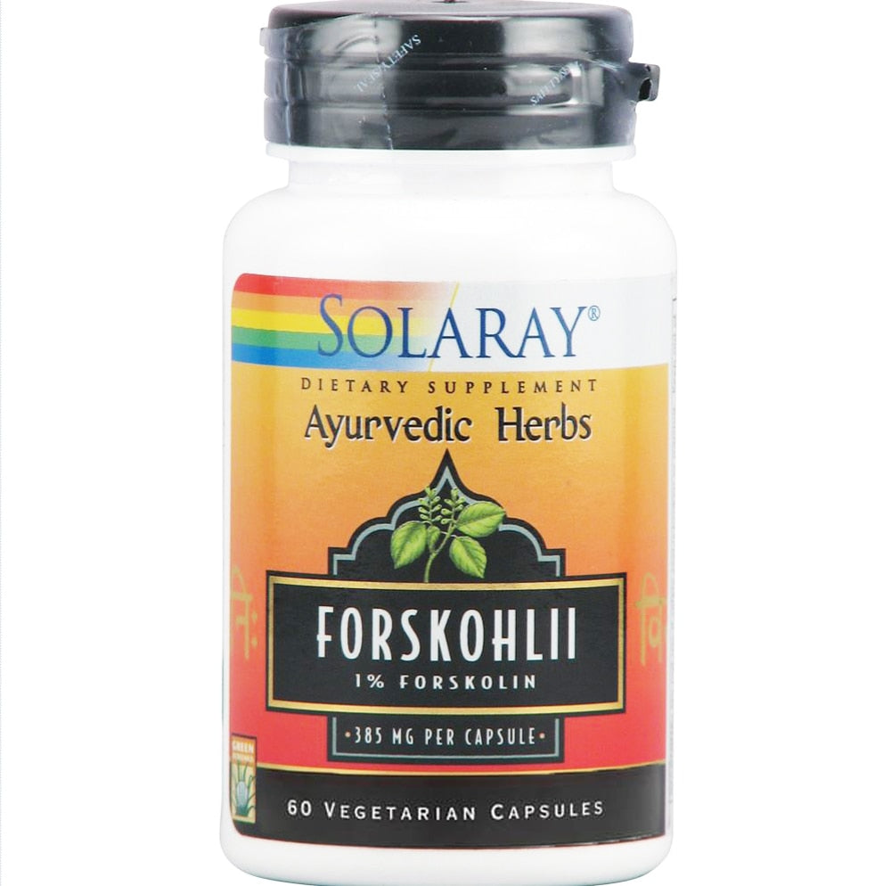 Solaray Forskohlii -- 385 Mg - 60 Vegetarian Capsules