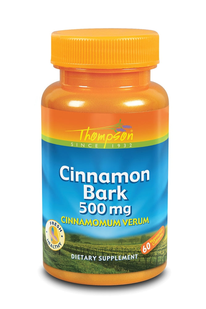 Thompson Cinnamon Bark -- 500 Mg - 60 Vegetarian Capsules
