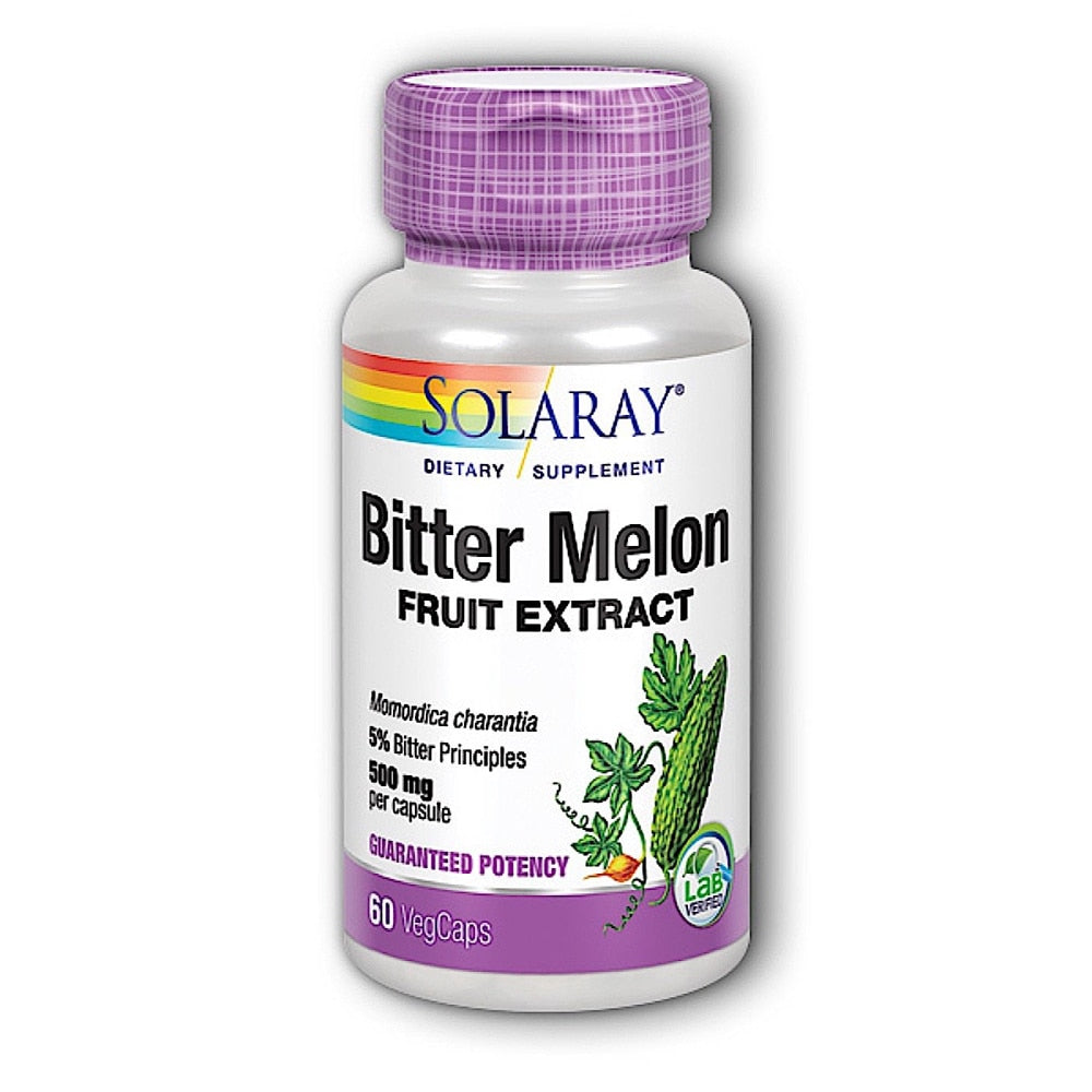 Solaray Bitter Melon Fruit Extract -- 500 Mg - 60 VegCaps