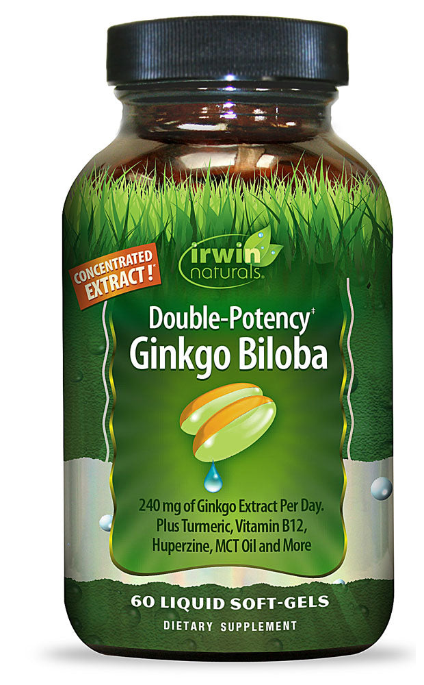 Irwin Naturals Herbal Supplements Double-Potency Ginkgo Biloba