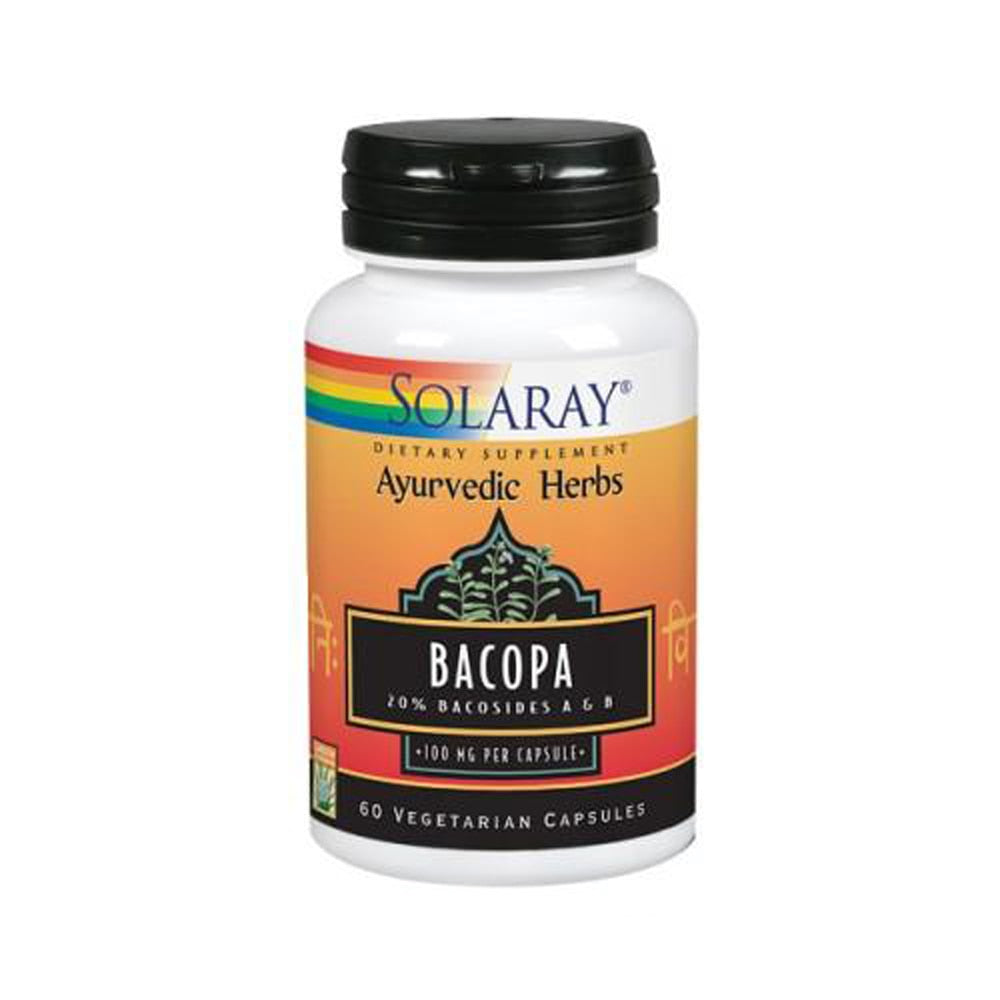 Solaray Bacopa Leaf Extract -- 100 Mg - 60 Capsules