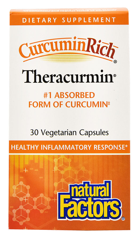 Natural Factors CurcuminRich Theracurmin -- 30 Vegetarian Capsules