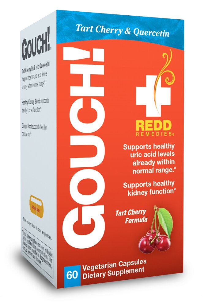 Redd Remedies Tart Cherry Gouch!, 60 Vegetarian Capsules