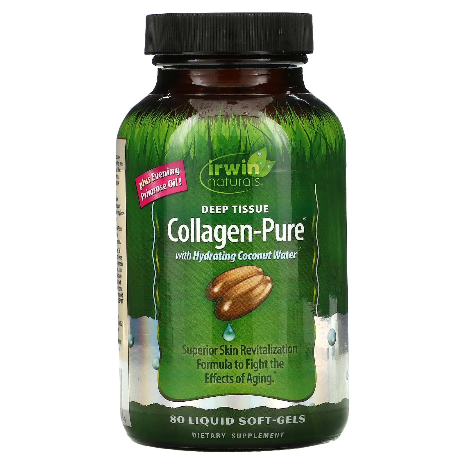 Irwin Naturals Deep Tissue Collagen-Pure Dietary Supplement Liquid Soft-Gels - 80ct
