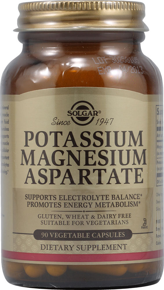Solgar Potassium Magnesium Aspartate 90 Vegetable Capsules