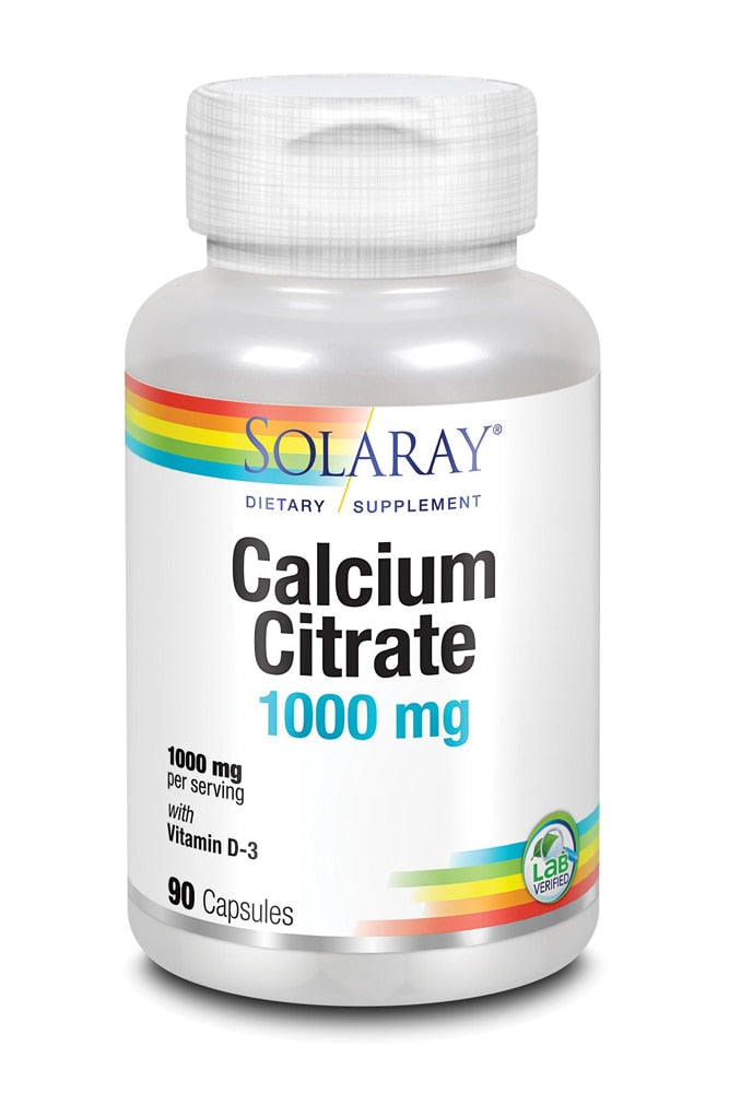 Solaray Calcium Citrate 1000 Mg 90 Capsules