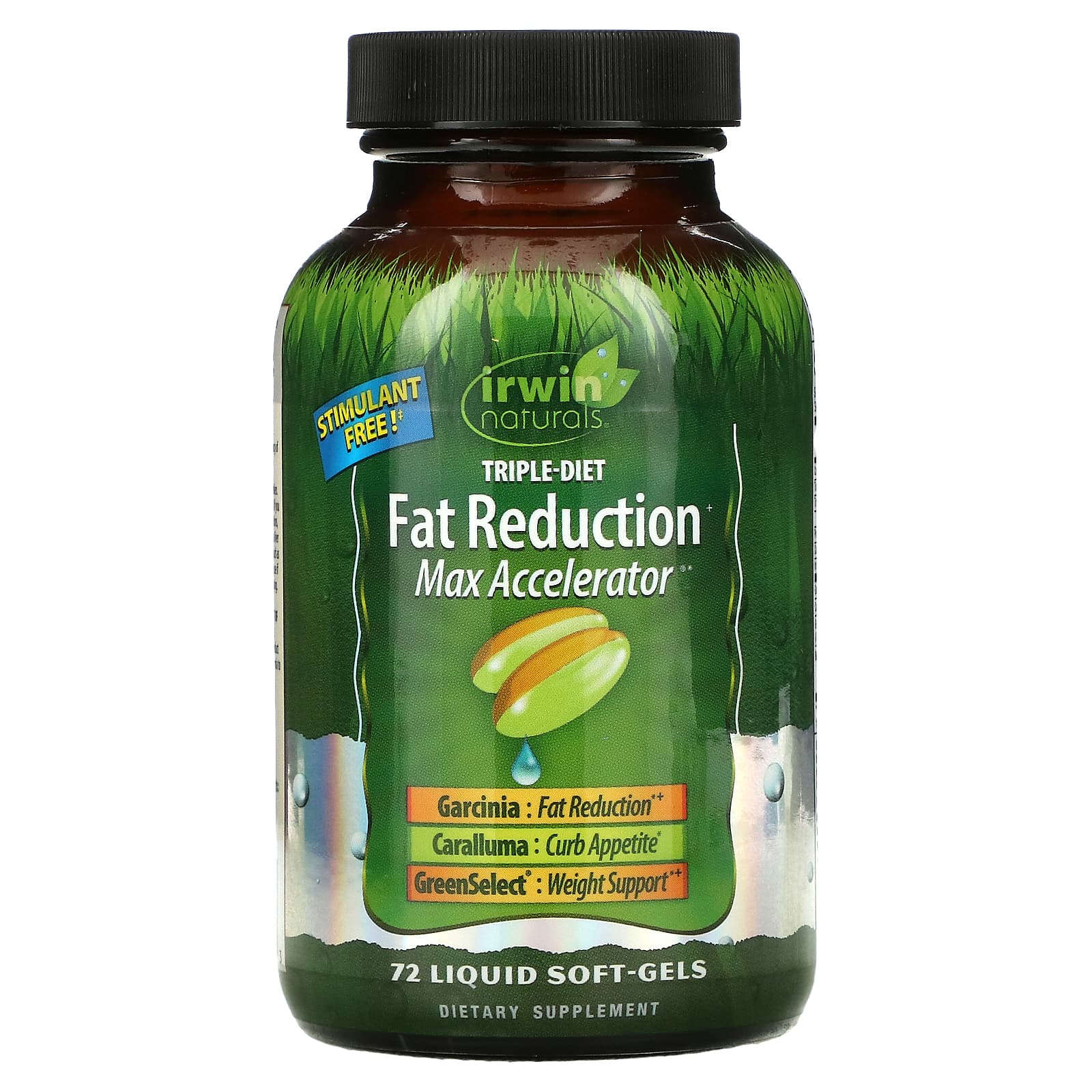 Irwin Naturals Triple-Diet Max Accelerator Dietary Supplement Liquid Soft-Gels - 72ct