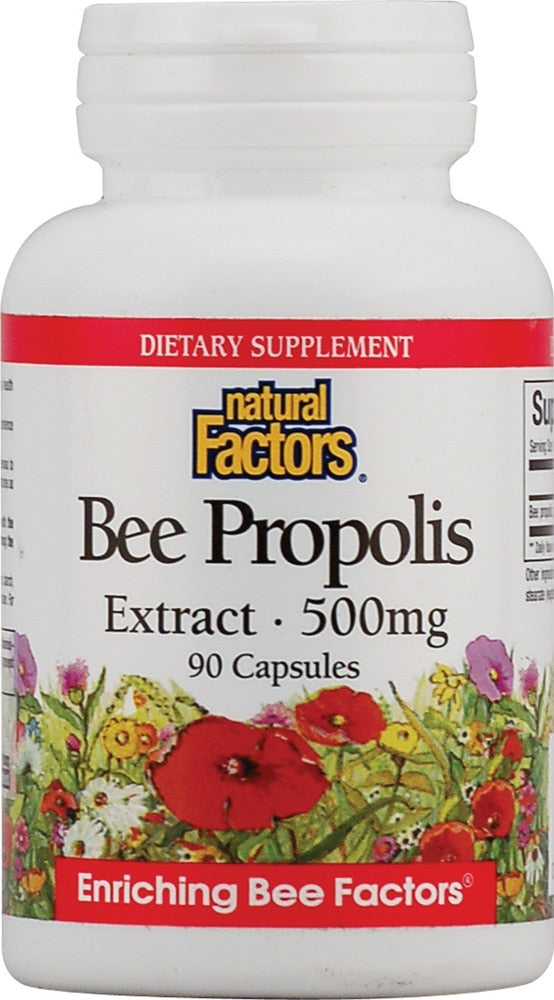 Natural Factors Bee Propolis Extract -- 500 Mg - 90 Capsules