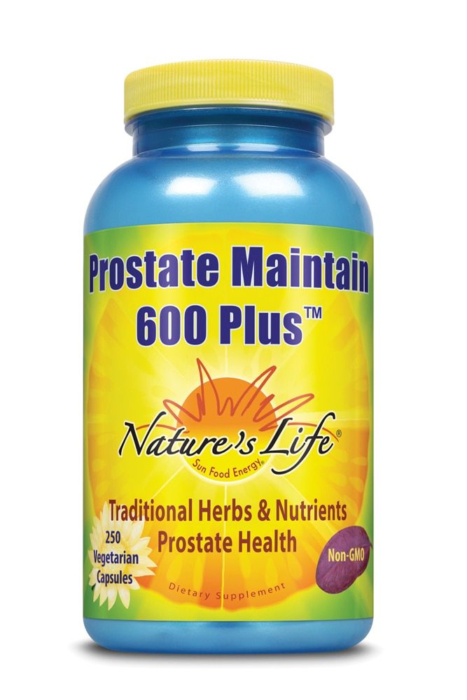 Nature's Life Prostate Maintain 600 Plus, 250 Vegetarian Capsules