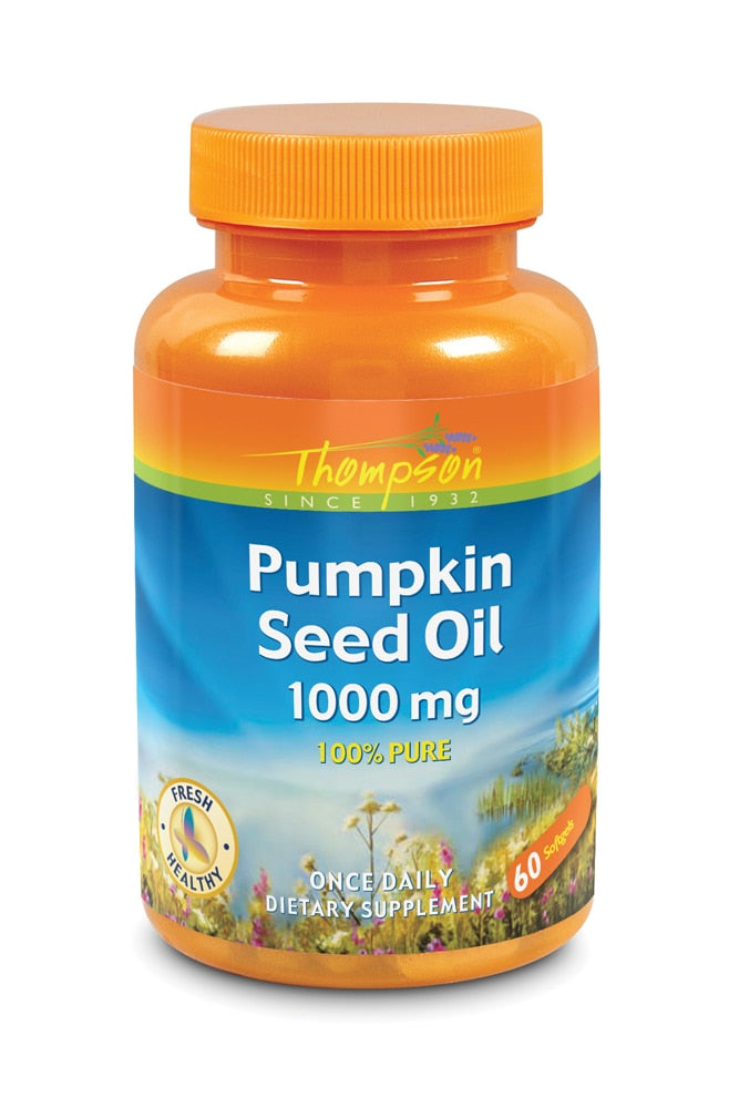 Thompson Pumpkin Seed Oil 1000 Mg, 60 Softgels