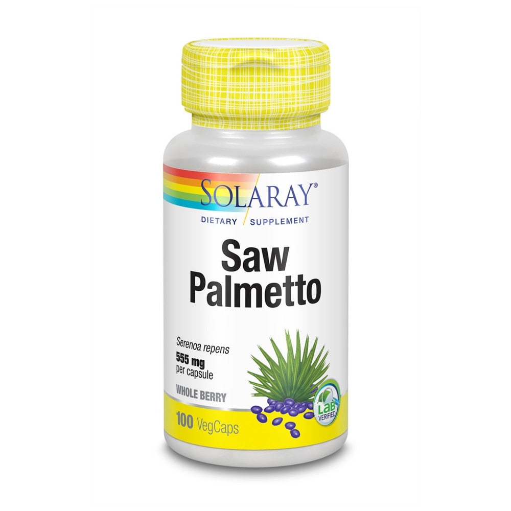 Solaray Saw Palmetto Berry 555 Mg Organic