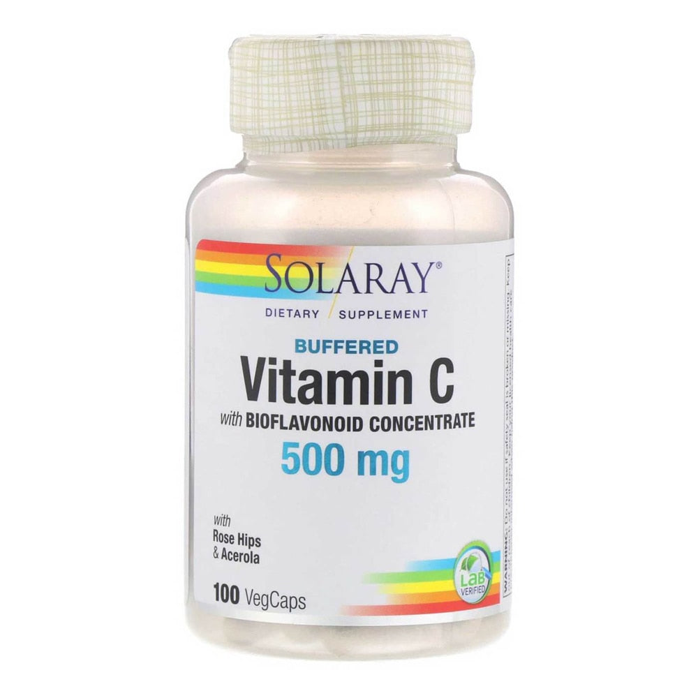 Solaray Bio-Plex Buffered Vitamin C -- 500 Mg - 100 Capsules
