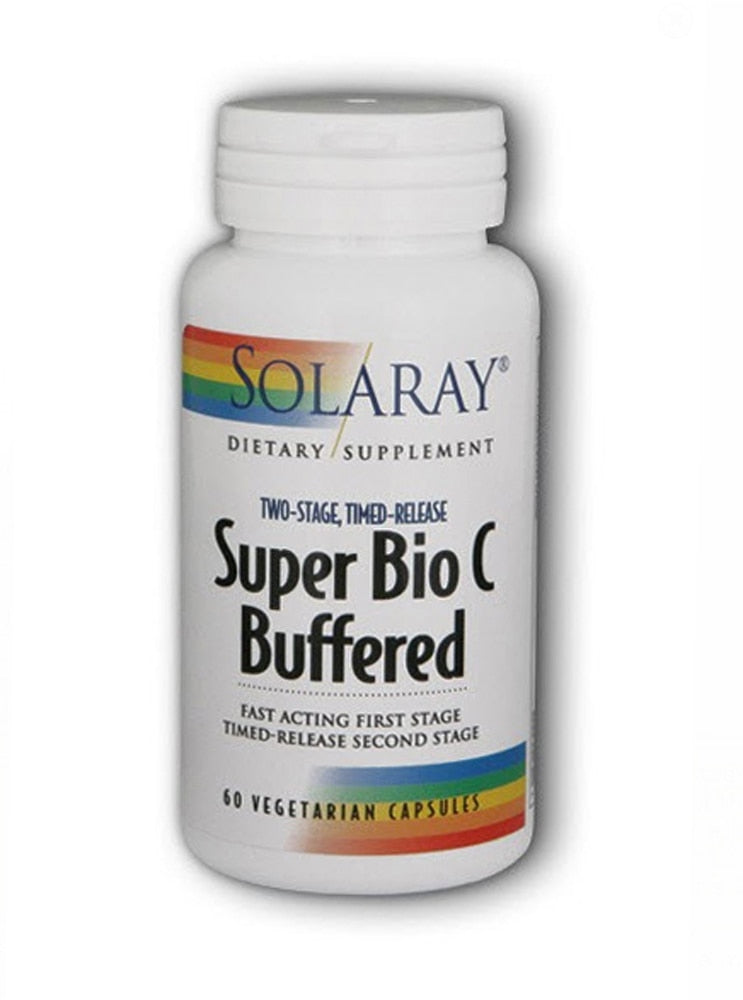 Solaray TSTR Super Bio C Buffered -- 1000 Mg - 60 Vegetarian Capsules