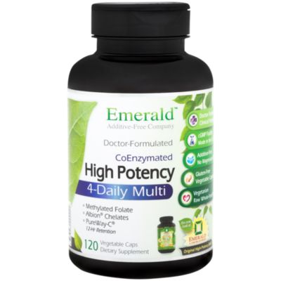 Emerald Labs Co-Enzymated High Potency Mutivitamin (120 Vegetarian Capsules)