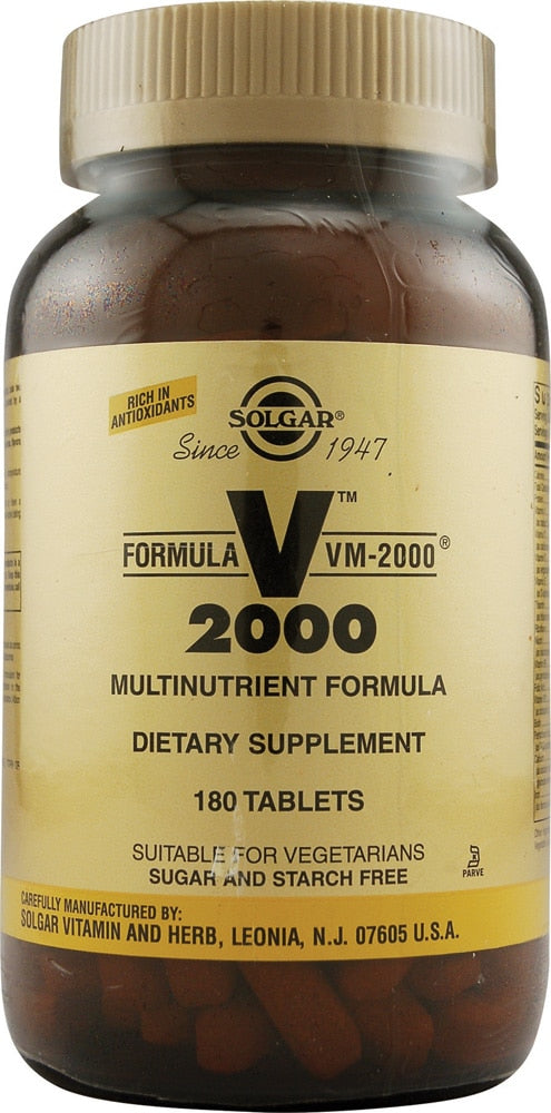 Solgar Formula VM-2000 Tablets 180 Tabs