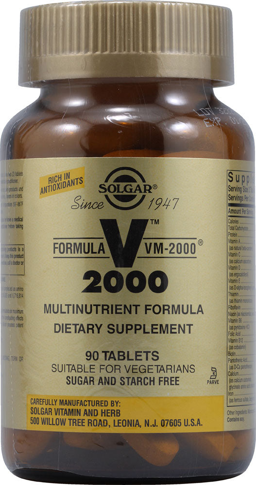 Solgar Formula VM-2000 Tablets 90 Tabs