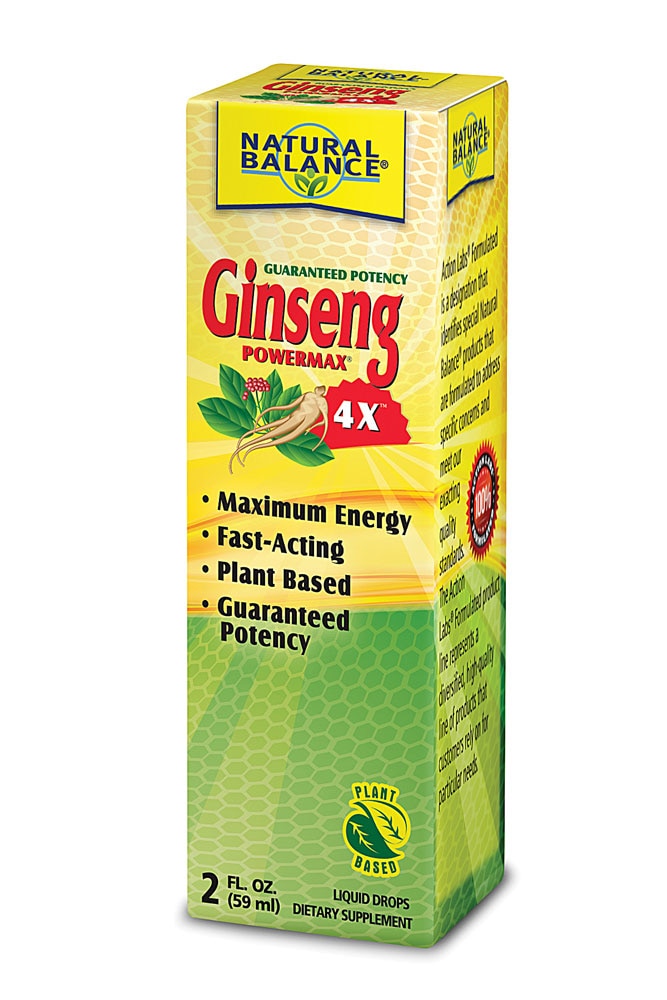 Natural Balance Ginseng 4x Unflavored By - 2 Ounces