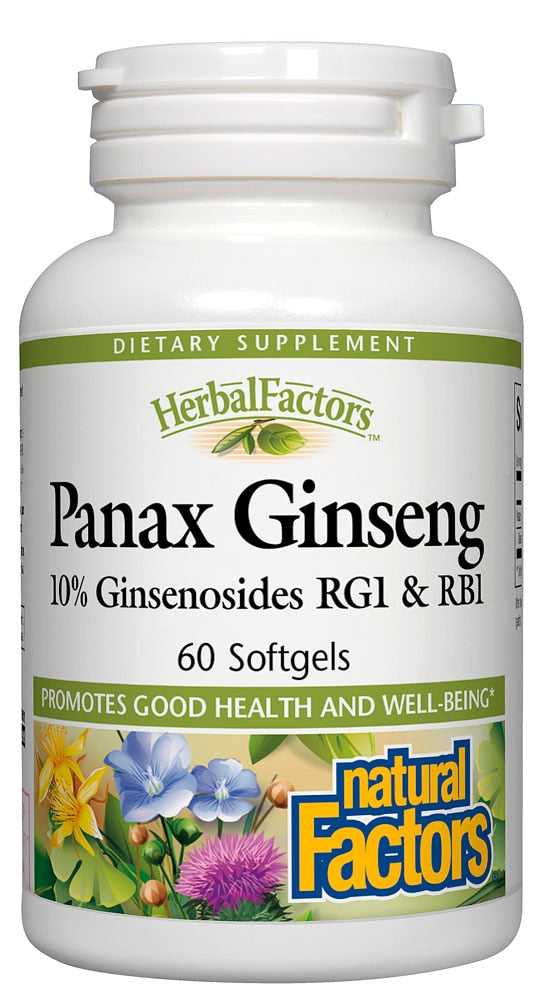 Natural Factors Panax Ginseng 100 Mg, 60 Softgels