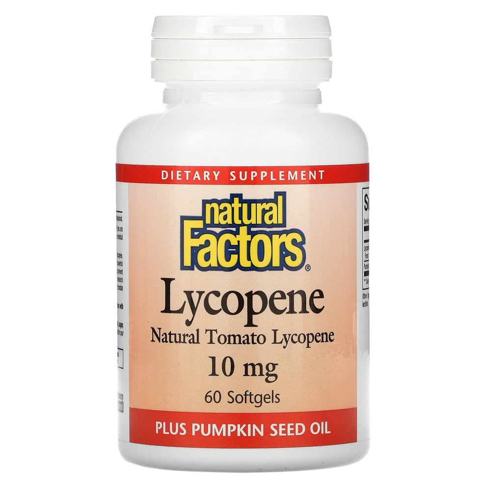 Natural Factors Lycopene 10mgSoftgels - 60 Soft Gels