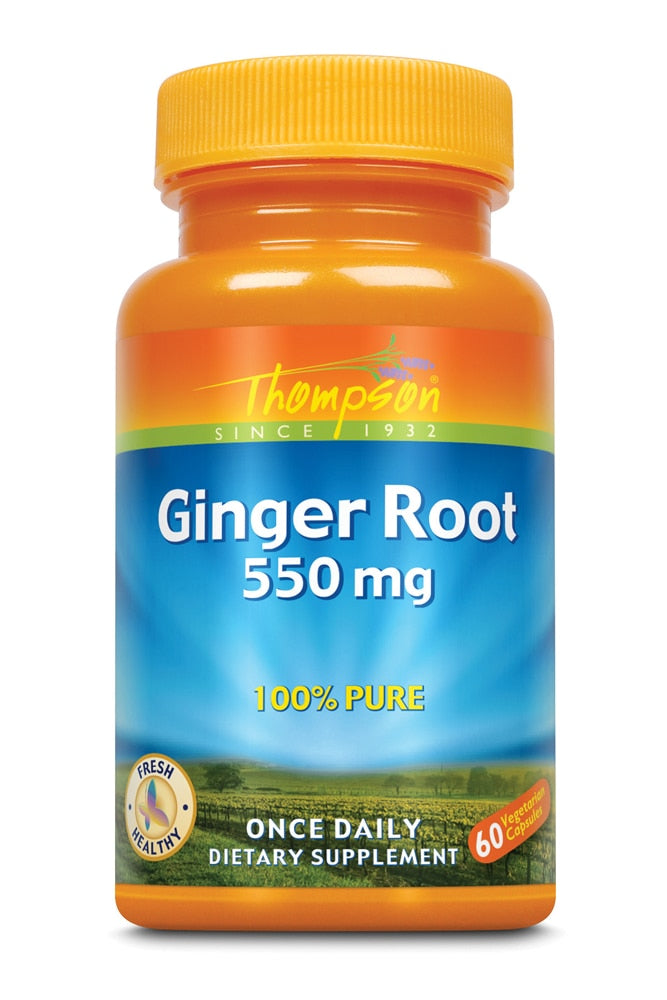 Thompson Ginger Root -- 550 Mg - 60 Vegetarian Capsules