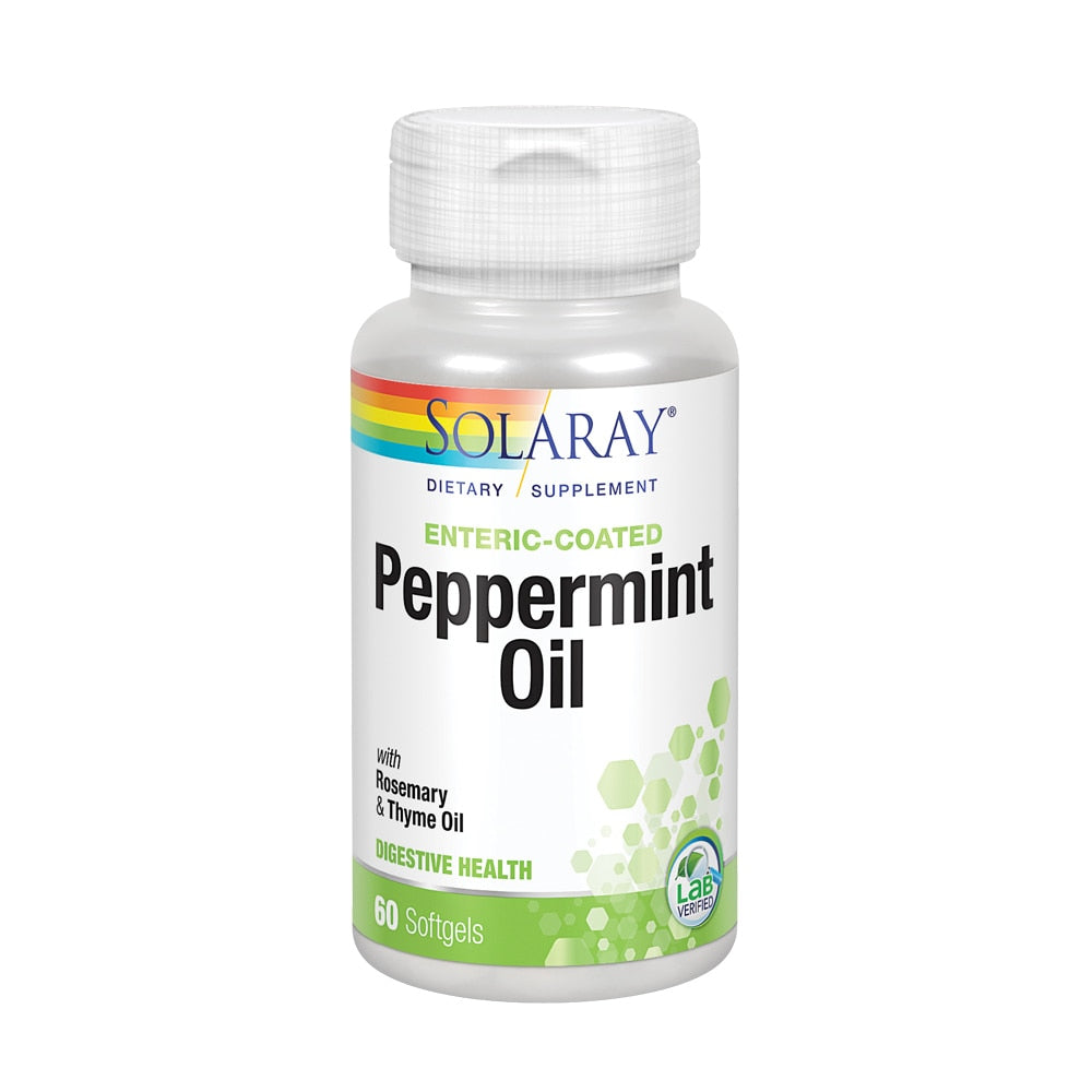 Solaray Peppermint Oil 250 Mg, 60 Softgels