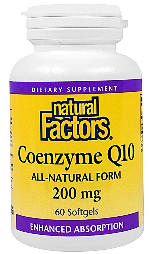 Natural Factors Coenzyme Q10 200 Mg