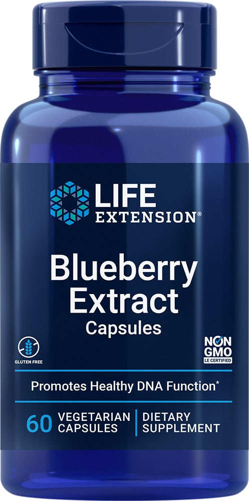 Life Extension Blueberry Extract Capsules, 60 Veggie Caps