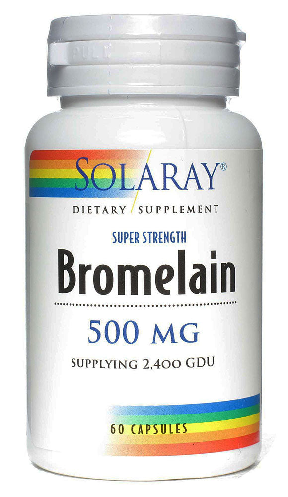 Solaray Bromelain -- 500 Mg - 60 Capsules