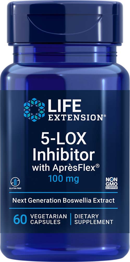 Life Extension 5-LOX Inhibitor 100 Mg 60 Vegetarian Capsules