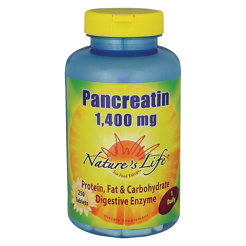 Nature's Life Pancreatin 250 Tabs