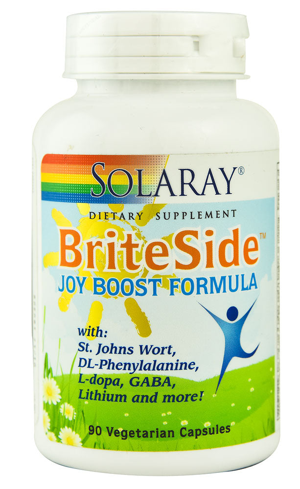 Solaray BriteSide Joy Boost Formula -- 90 Vegetarian Capsules