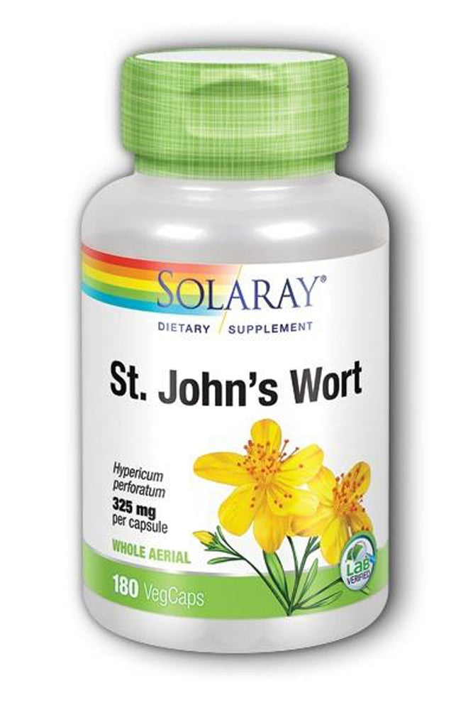 Solaray St John's Wort 325 Mg Capsules