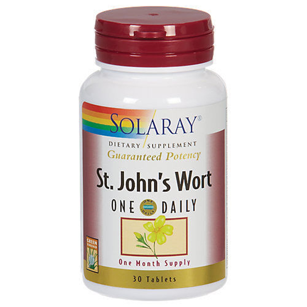 Solaray St. Johns Wort Aerial Extract One Daily 900mg