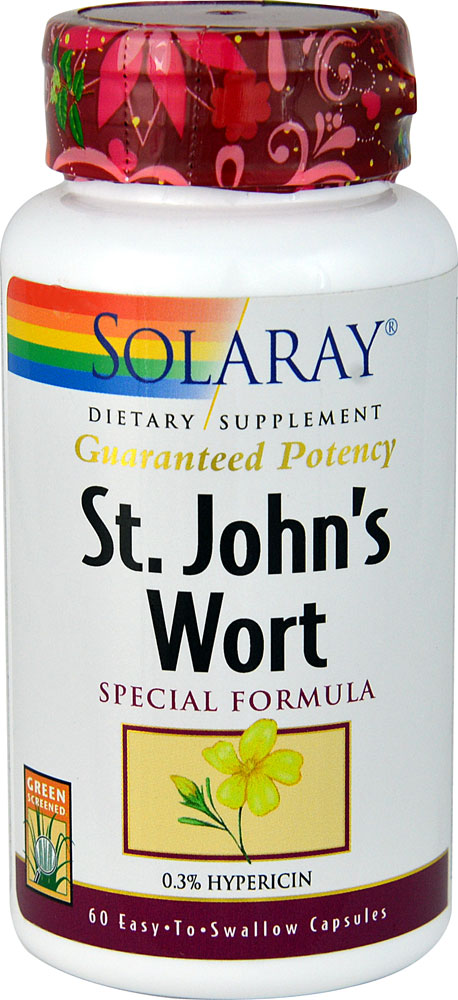 Solaray St. John's Wort Special Formula 755 Mg By - 60 Capsules