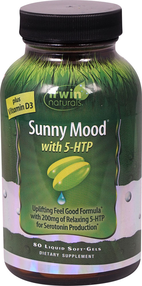 Irwin Naturals Sunny Mood 5-HTP Dietary Supplement Softgels - 80ct