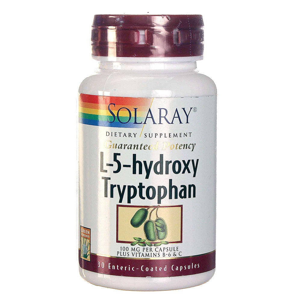 Solaray L-5-hydroxy Tryptophan -- 100 Mg - 30 Capsules