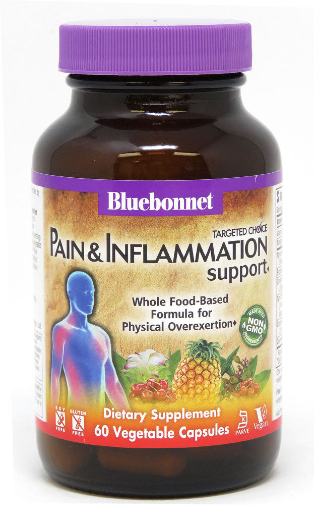 Bluebonnet Targeted Choice Pain & Inflammation Support, 60 Vegetarian Capsules