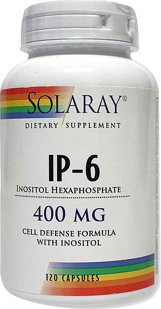 Solaray IP-6 Inositol 400mg, 120 Capsules