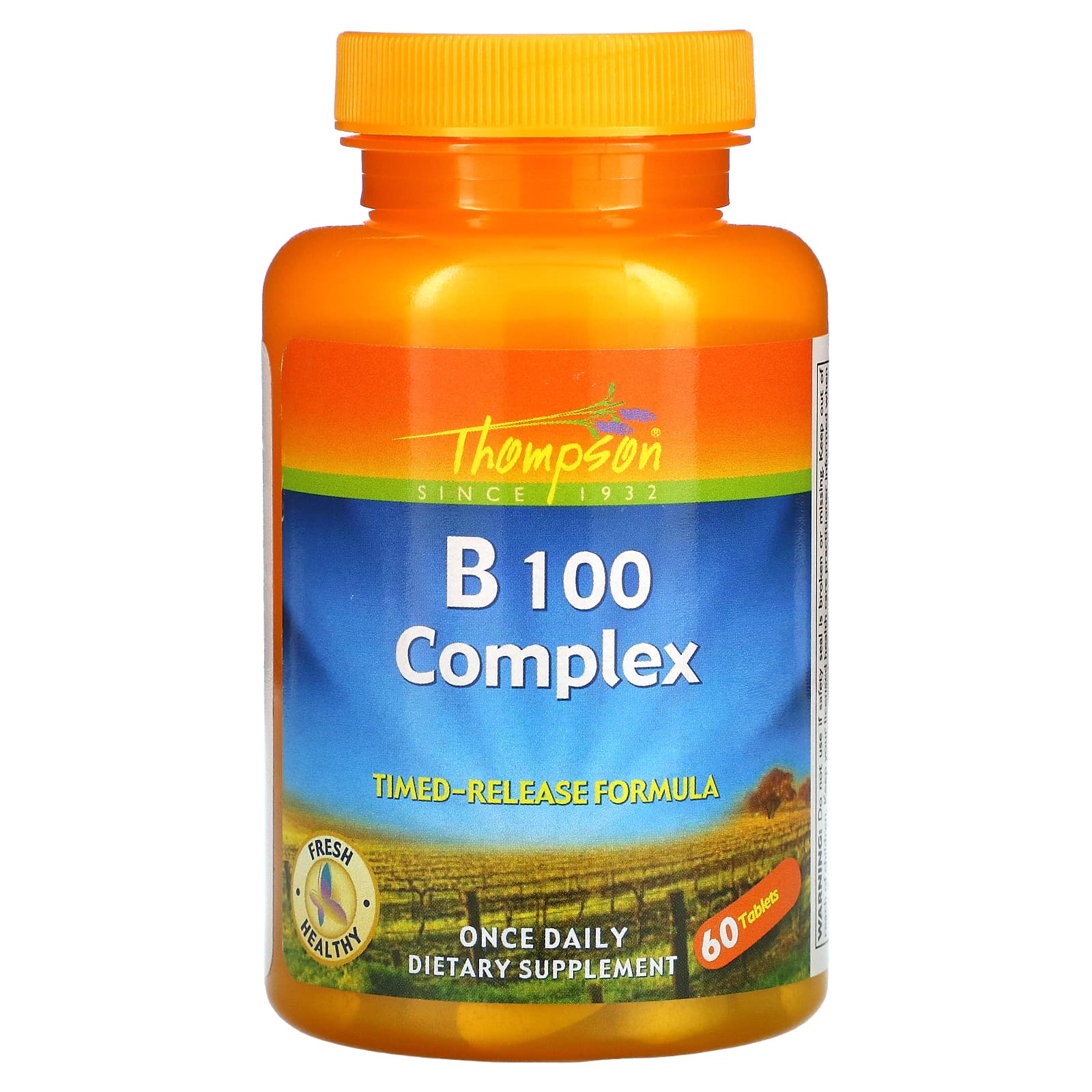 Thompson B 100 Complex TimedRelease, 60 Tablets, From Nutritional