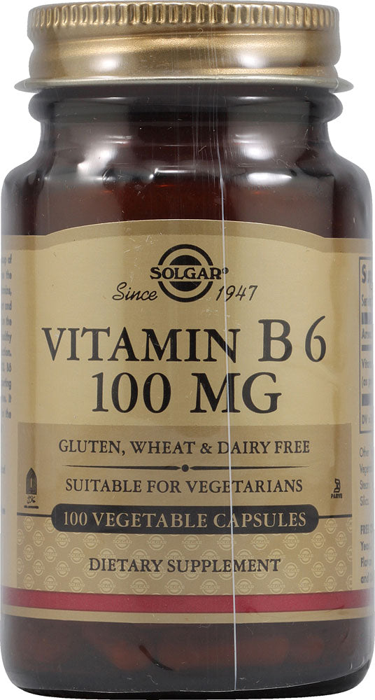 Solgar Vitamin B6 100 Mg Vegetable Capsule