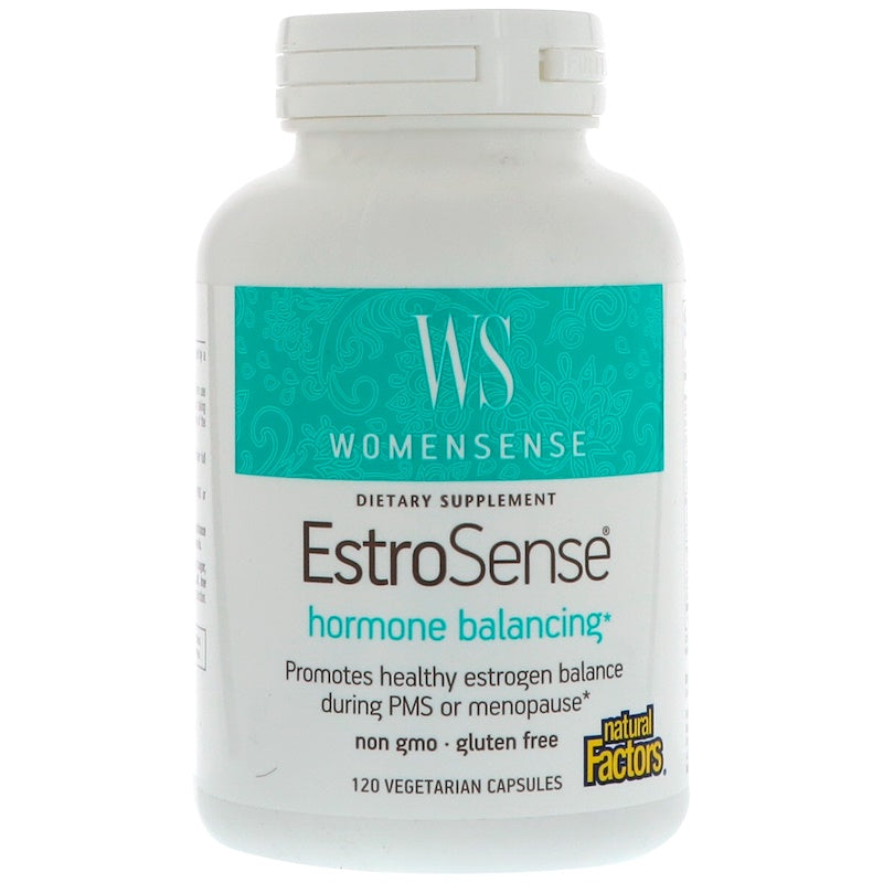 Natural Factors WomenSense, EstroSense, 120 Vegetarian Capsules