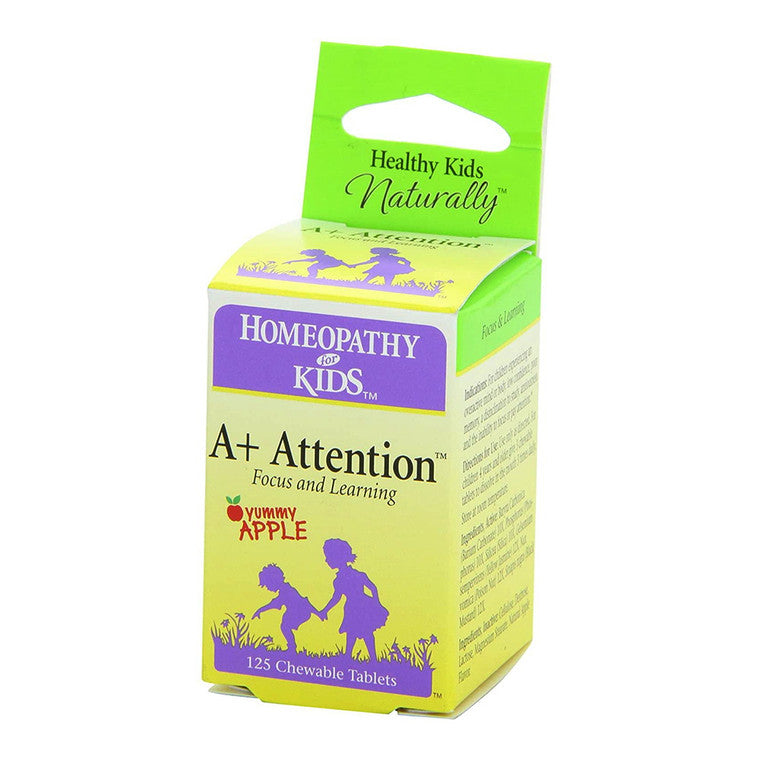 Herbs For Kids Homeopathy A+ Attention Chewable Apple