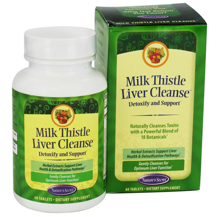 Nature's Secret Milk Thistle Liver Cleanse - 60 Tablets