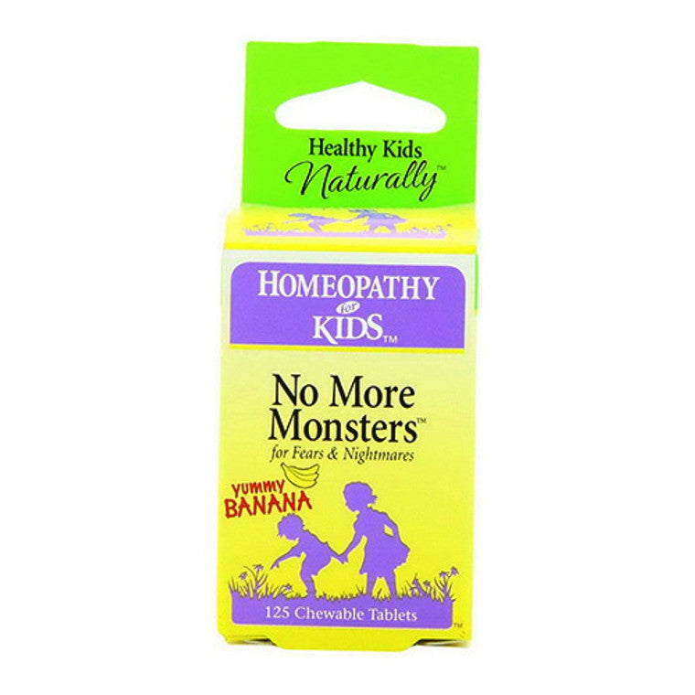 Herbs For Kids Homeopathy No More Monsters Chewable Banana
